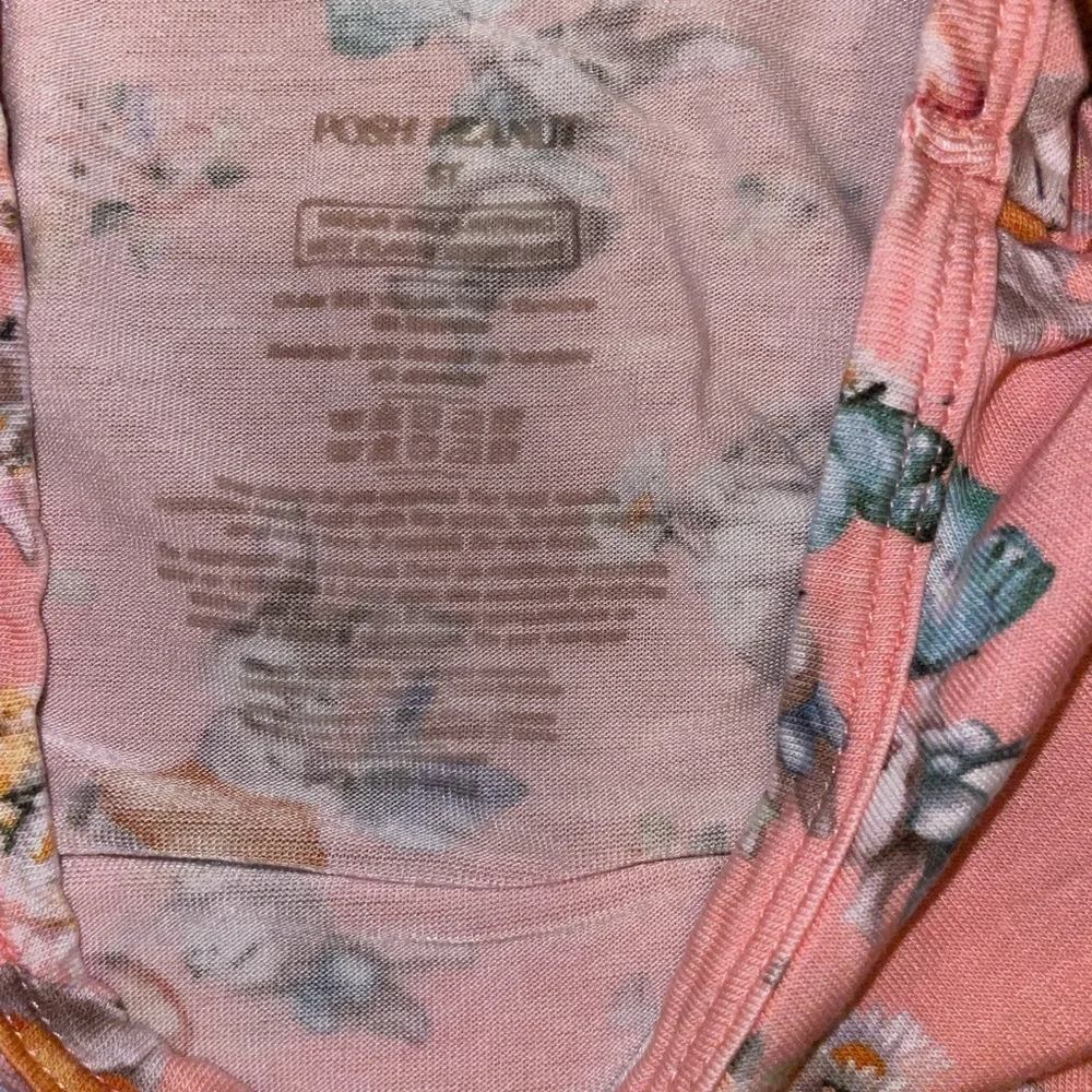 Posh peanut vintage bunnies butterfly bamboo pjs 2 piece set long sleeve pants - Picture 3 of 4